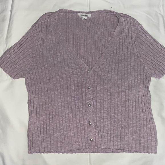 Garage Button Up Tee shirt - Picture 1 of 2